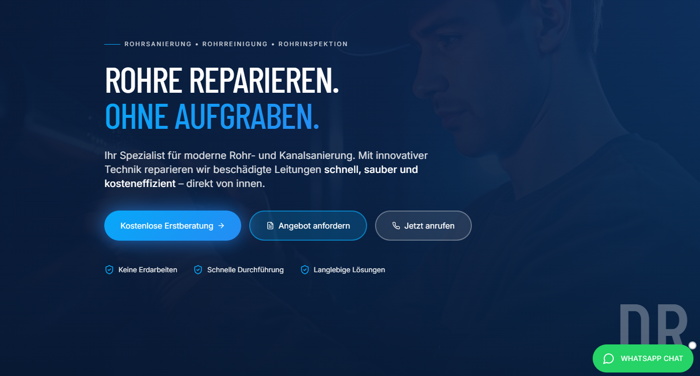 Der-Rohrdoktor – Projekt von OverTech