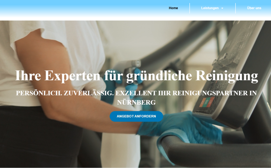 tiptop-reinigung24 – Projekt von OverTech in Nürnburg
