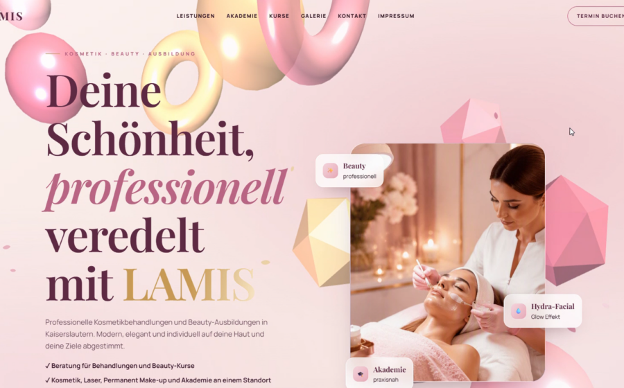 LAMIS Kosmetik Akademie – Projekt von OverTech in Kaiserslautern